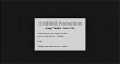 Desktop Screenshot of grungeproductions.com